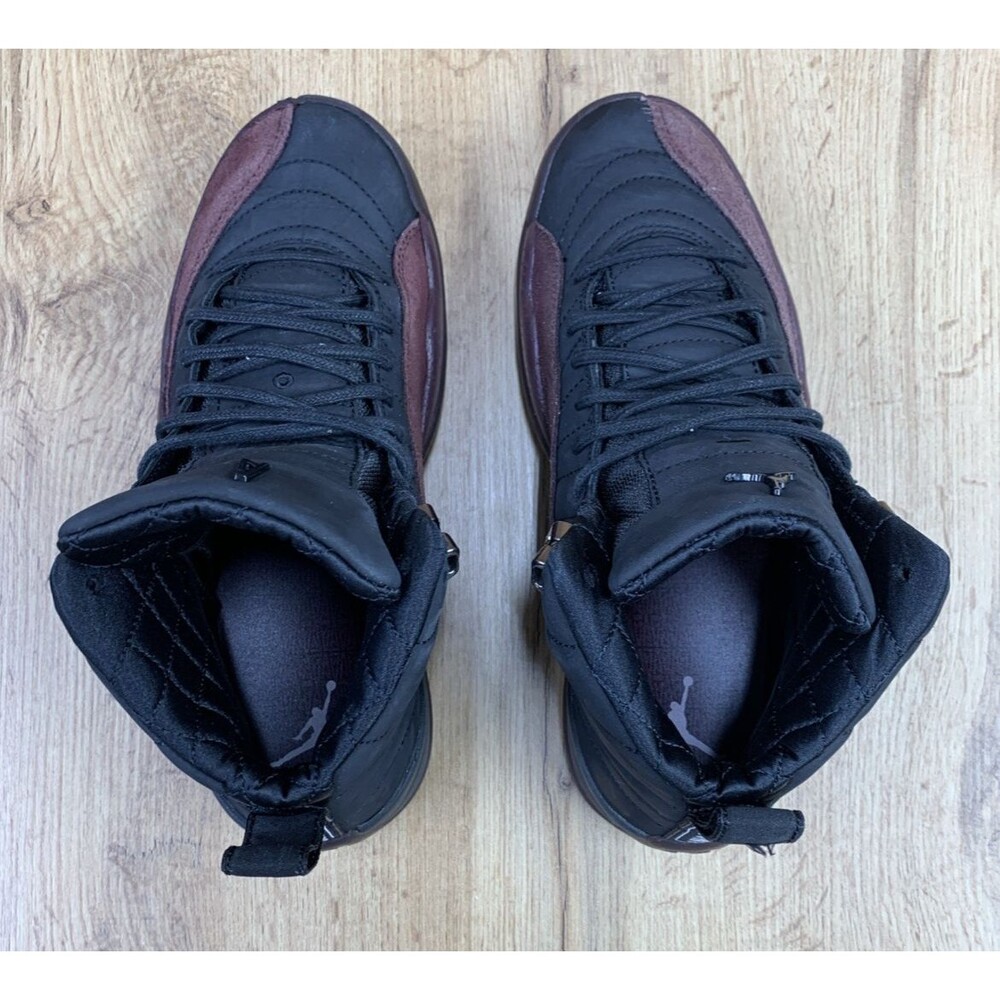 Air Jordan 12 x A Ma Maniere Womens Size 8 Retro SP Black DV6989-001 Mid Shoes - Picture 8 of 13
